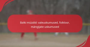 Balki müüdid: valeuskumused, folkloor, mängijate uskumused
