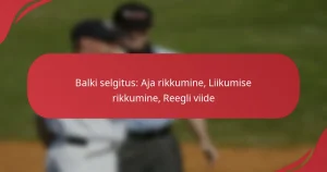 Balki selgitus: Aja rikkumine, Liikumise rikkumine, Reegli viide