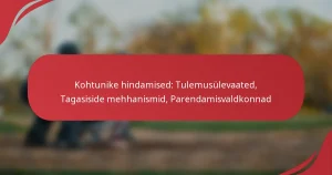 Kohtunike hindamised: Tulemusülevaated, Tagasiside mehhanismid, Parendamisvaldkonnad