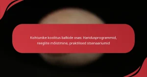 Kohtunike koolitus balkide osas: Haridusprogrammid, reeglite mõistmine, praktilised stsenaariumid