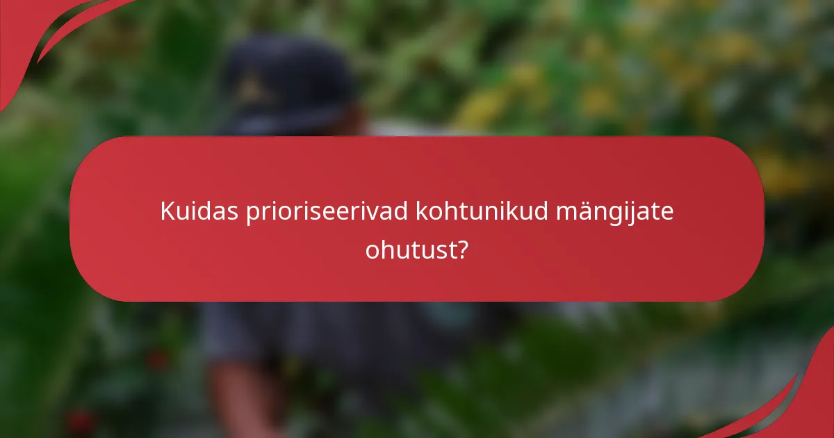 Kuidas prioriseerivad kohtunikud mängijate ohutust?